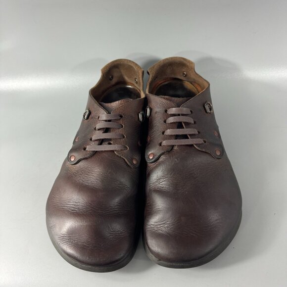 Birkenstock Alabama Brown Oils Leather Closed Toe Shoes, Size 45 main image 11
